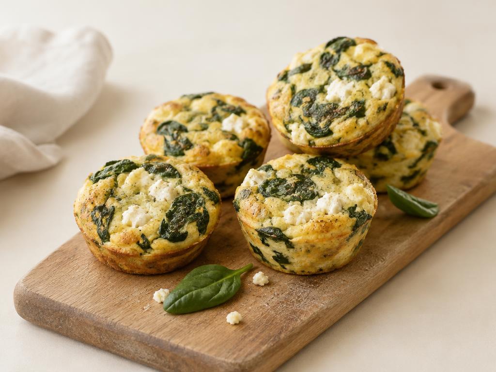 Spinach and Feta Egg Muffins